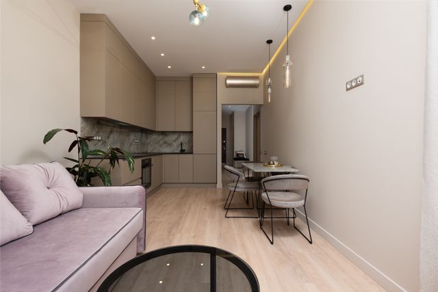 modern apartment interior with minimalist decor